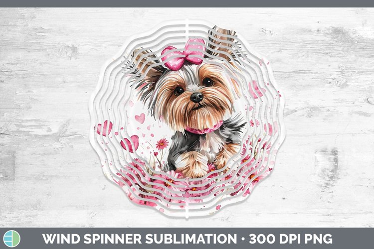 GorgeousValentine Dogs Wind Spinner design.
