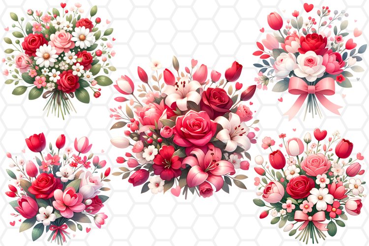 Flower Bouquet Clipart Image 21