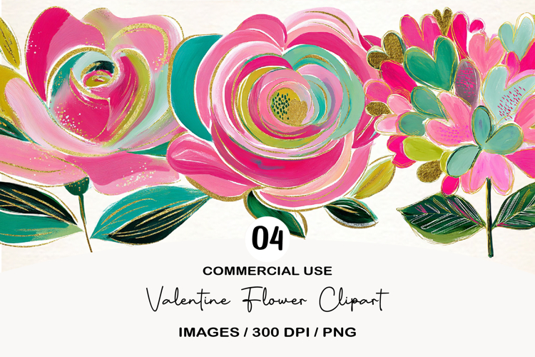 Valentine Flower Clipart