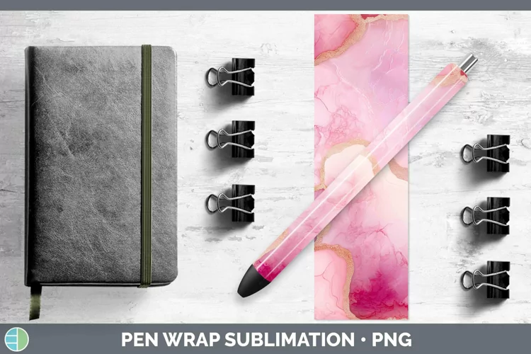 Valentine Geode Pen Wrap Sublimation Pen Designs