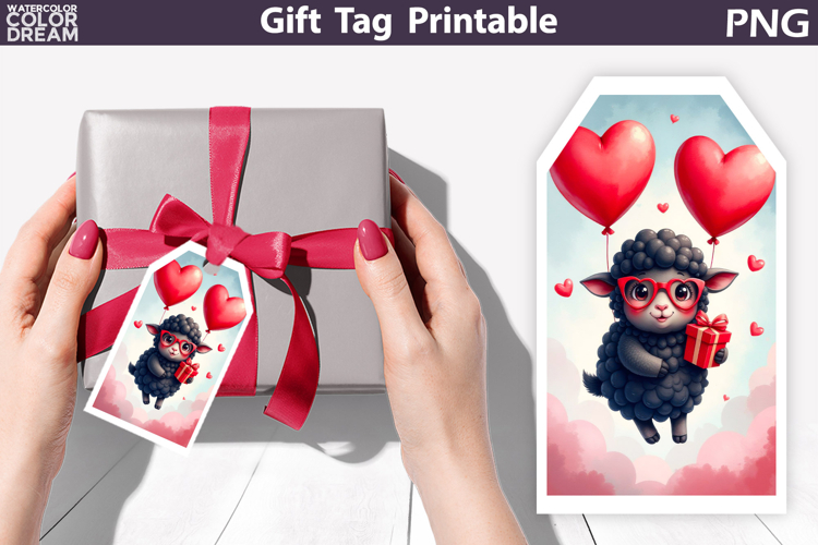 Valentine Gift Tags | Junk Journal Card