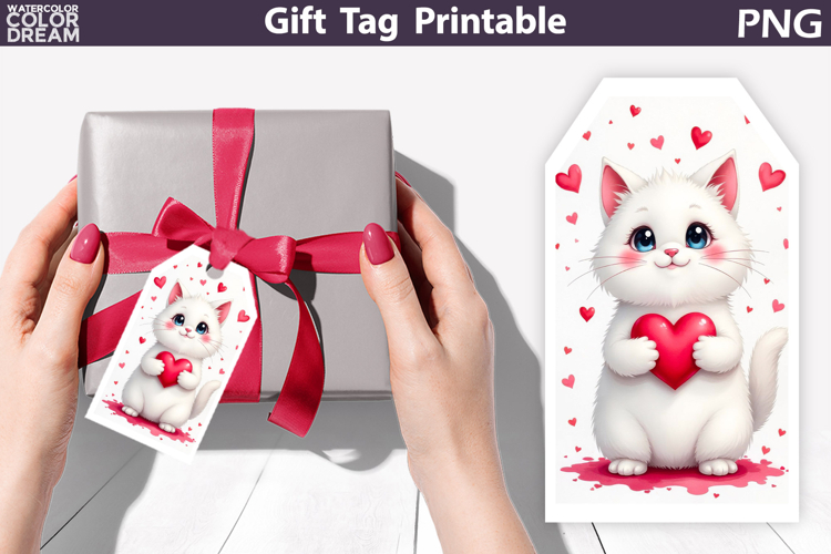 Valentine Gift Tags | Junk Journal Card