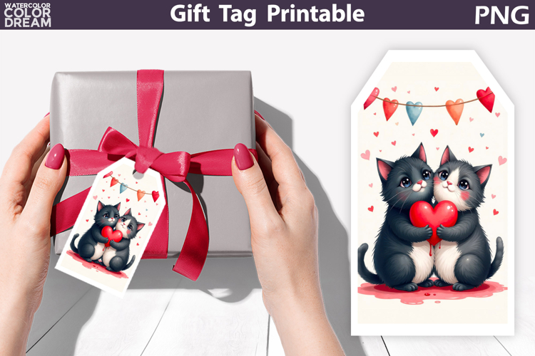 Valentine Gift Tags | Junk Journal Card