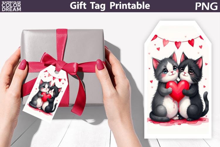 Valentine Gift Tags | Junk Journal Card