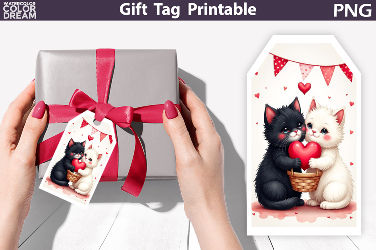 Valentine Gift Tags | Junk Journal Card