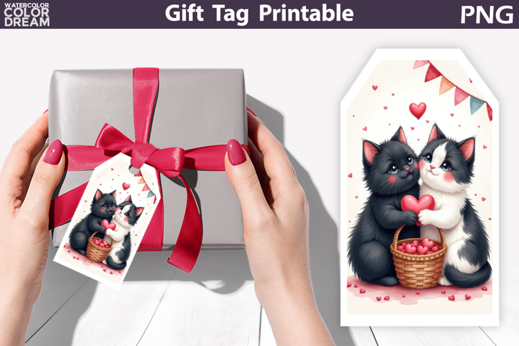 Valentine Gift Tags | Junk Journal Card