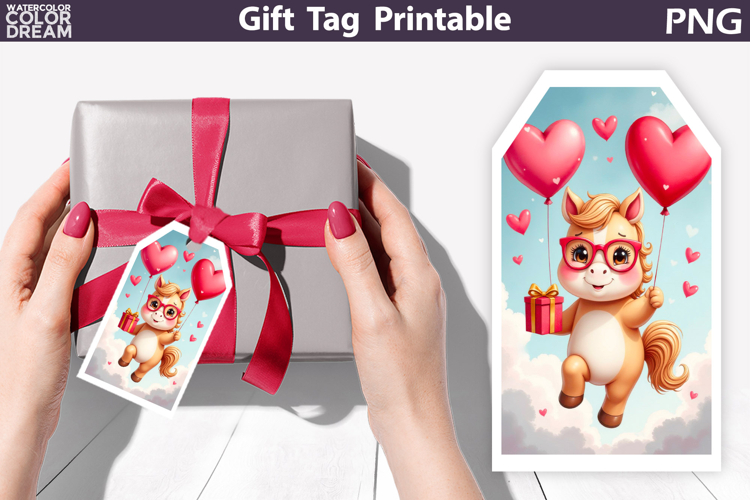 Valentine Gift Tags | Junk Journal Card