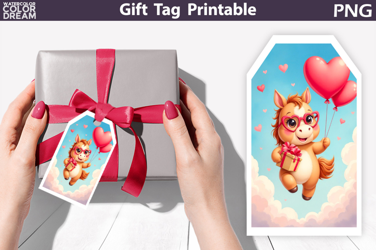 Valentine Gift Tags | Junk Journal Card