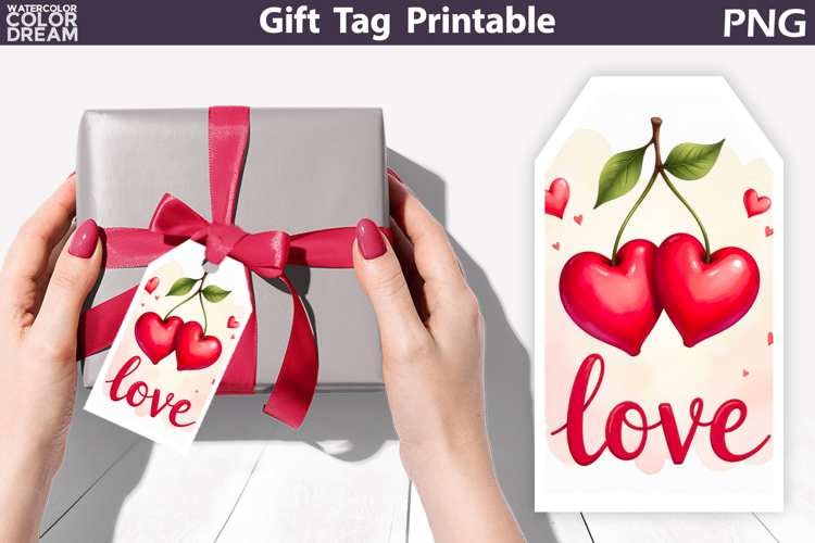Valentine Gift Tags | Junk Journal Card