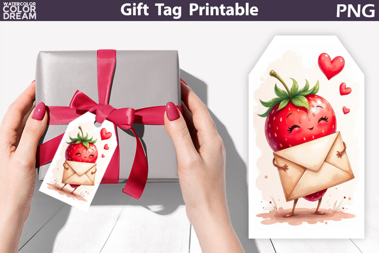 Valentine Gift Tags | Junk Journal Card