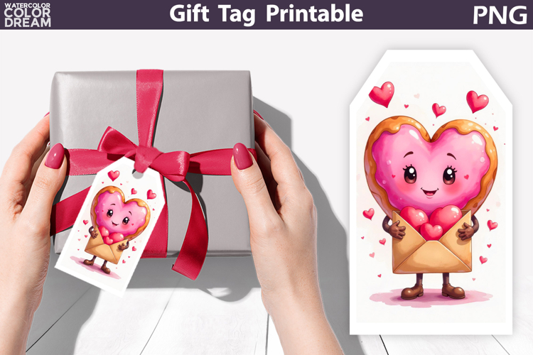 Valentine Gift Tags | Junk Journal Card