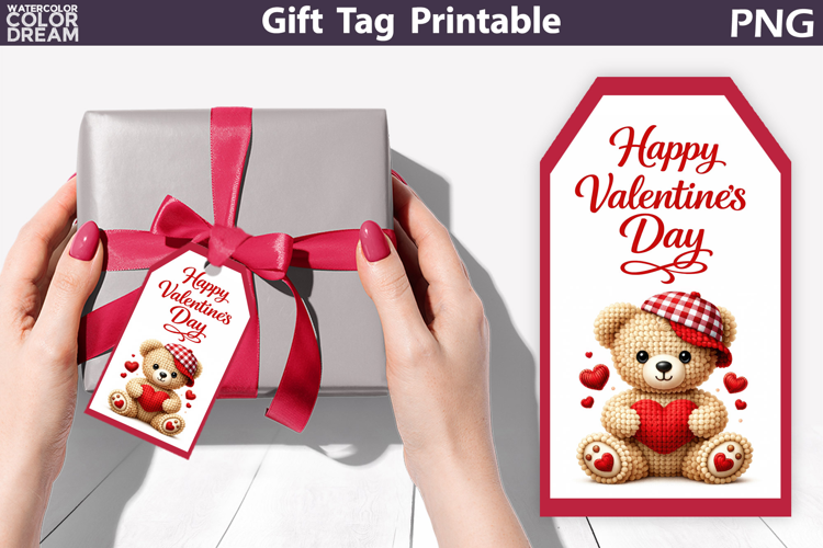 Valentine Gift Tag | Junk Journal Card