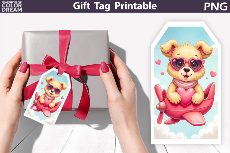 Valentine Gift Tags | Junk Journal Card