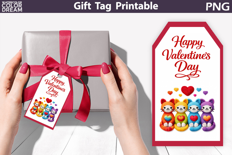 Valentine Gift Tag | Junk Journal Card