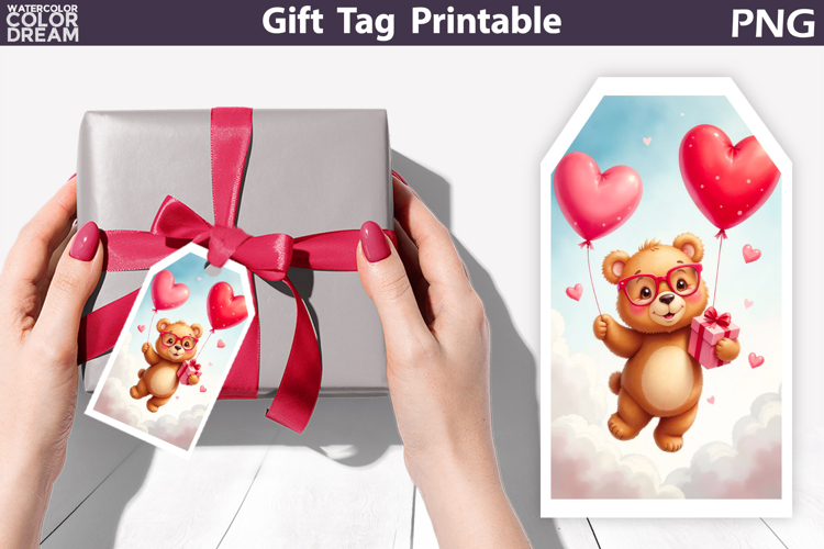 Valentine Gift Tags | Junk Journal Card