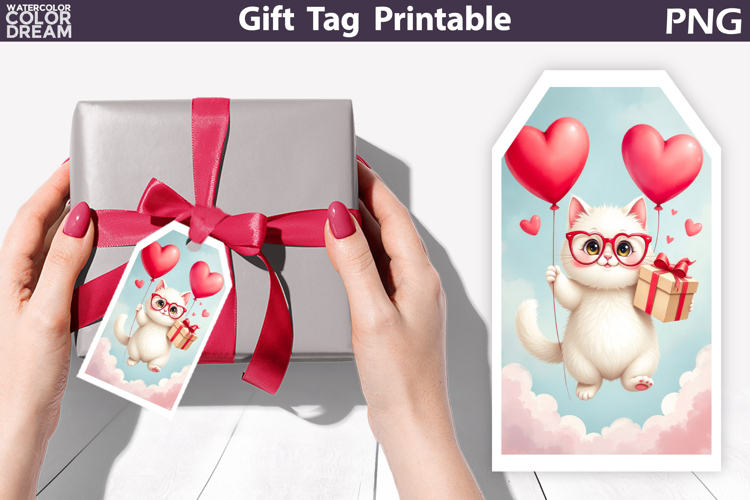 Valentine Gift Tags | Junk Journal Card