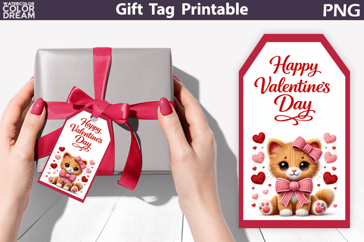 Valentine Gift Tag | Junk Journal Card