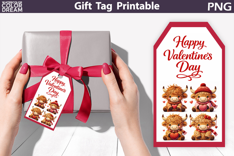 Valentine Gift Tag | Junk Journal Card