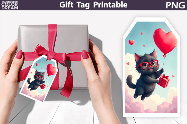 Valentine Gift Tag | Junk Journal Card