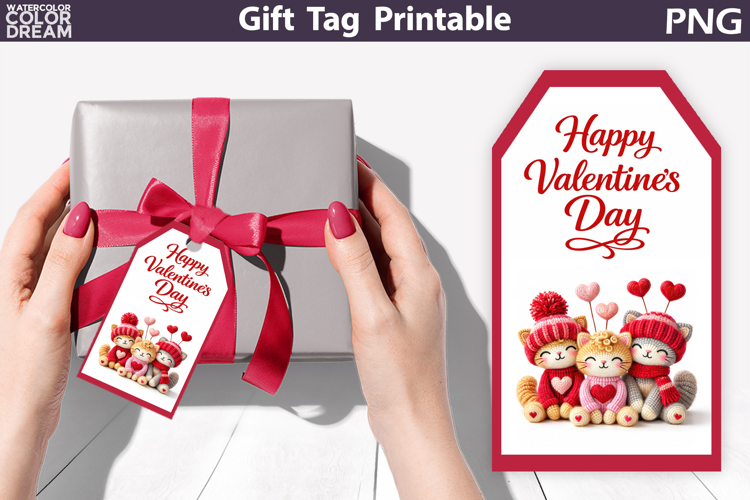 Valentine Gift Tag | Junk Journal Card
