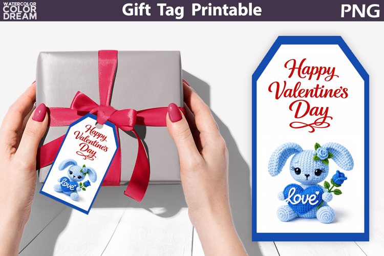 Valentine Gift Tag | Junk Journal Card