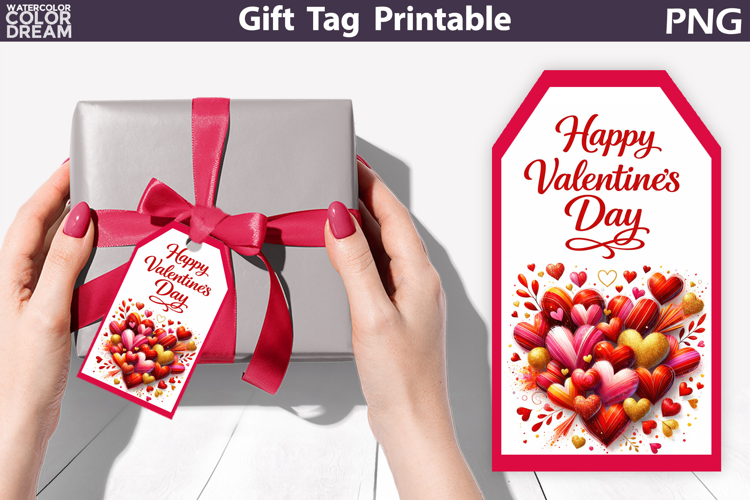 Valentine Gift Tag | Junk Journal Card