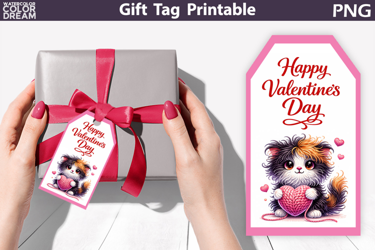 Valentine Gift Tag | Junk Journal Card