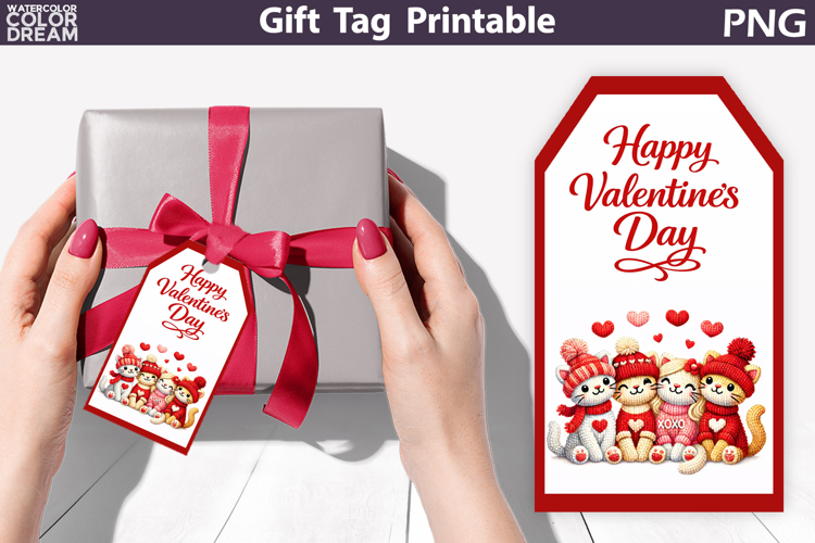 Valentine Gift Tag | Junk Journal Card