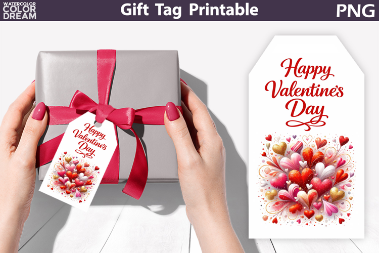 Valentine Gift Tag | Junk Journal Card