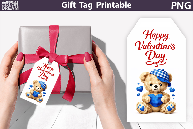 Valentine Gift Tag | Junk Journal Card