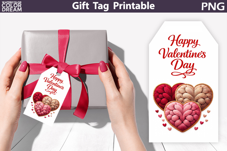 Valentine Gift Tag | Junk Journal Card