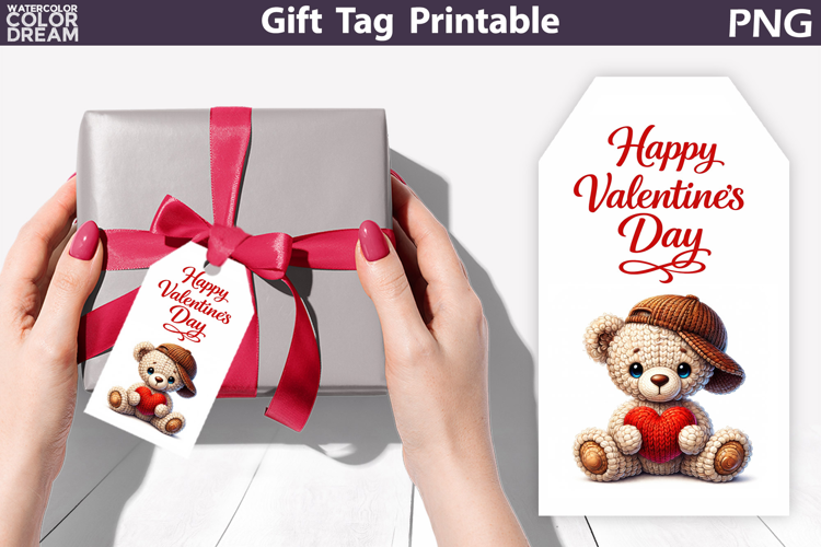 Valentine Gift Tag | Junk Journal Card