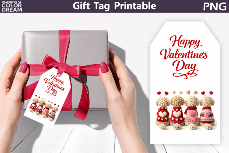 Valentine Gift Tag | Junk Journal Card