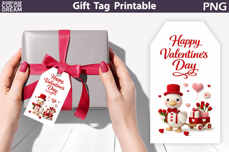 Valentine Gift Tag | Junk Journal Card