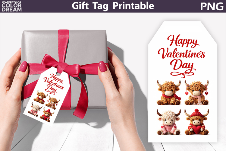 Valentine Gift Tag | Junk Journal Card