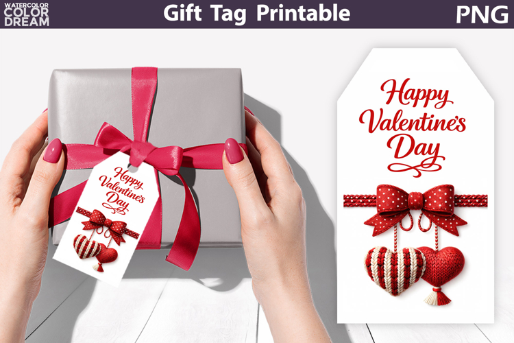 Valentine Gift Tag | Junk Journal Card