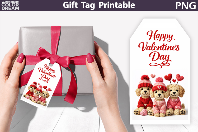 Valentine Gift Tag | Junk Journal Card