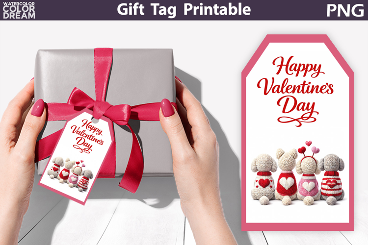 Valentine Gift Tag | Junk Journal Card