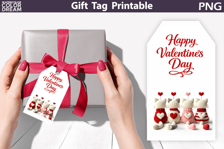 Valentine Gift Tag | Junk Journal Card