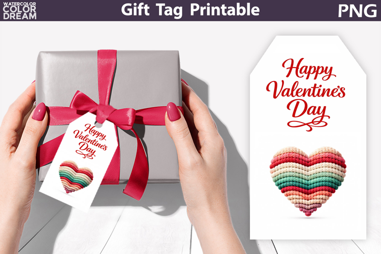 Valentine Gift Tag | Junk Journal Card