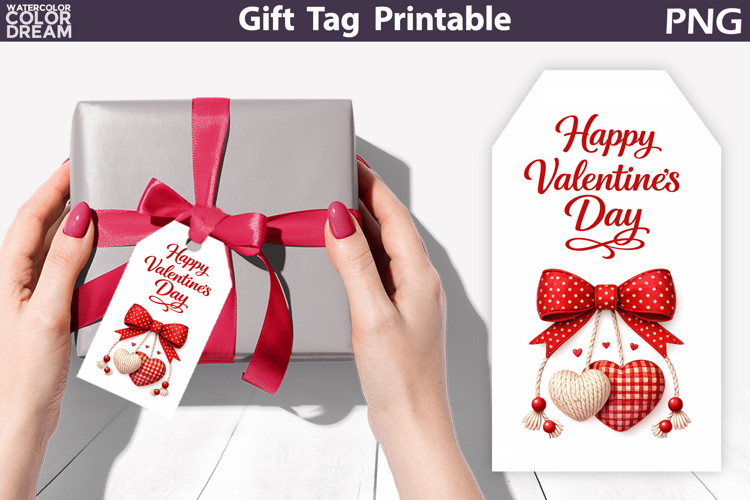 Valentine Gift Tag | Junk Journal Card
