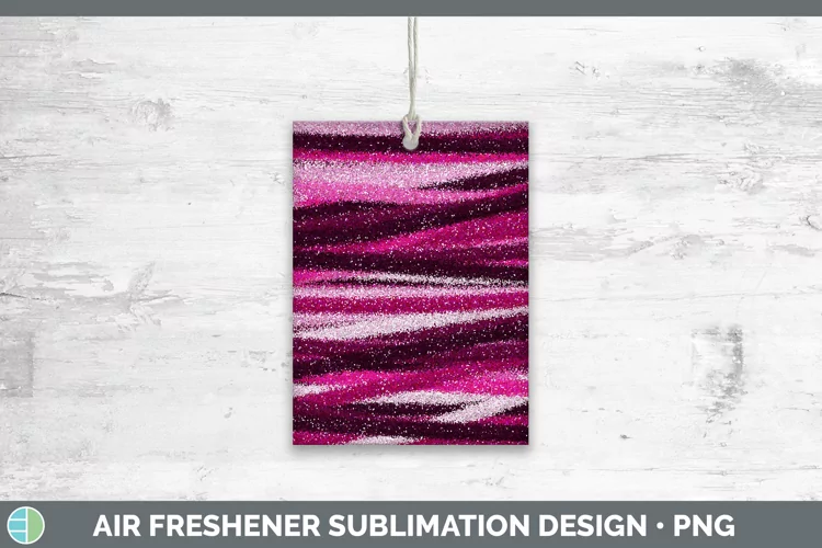 Valentine Glitter Air Freshener Sublimation Car Freshener De