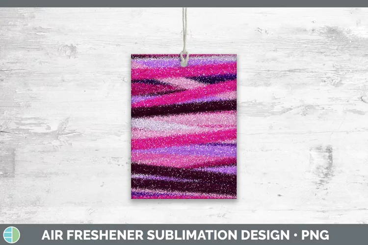 Valentine Glitter Air Freshener Sublimation Car Freshener De