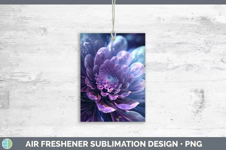 Valentine Glow Flowers Air Freshener Sublimation Car Freshen