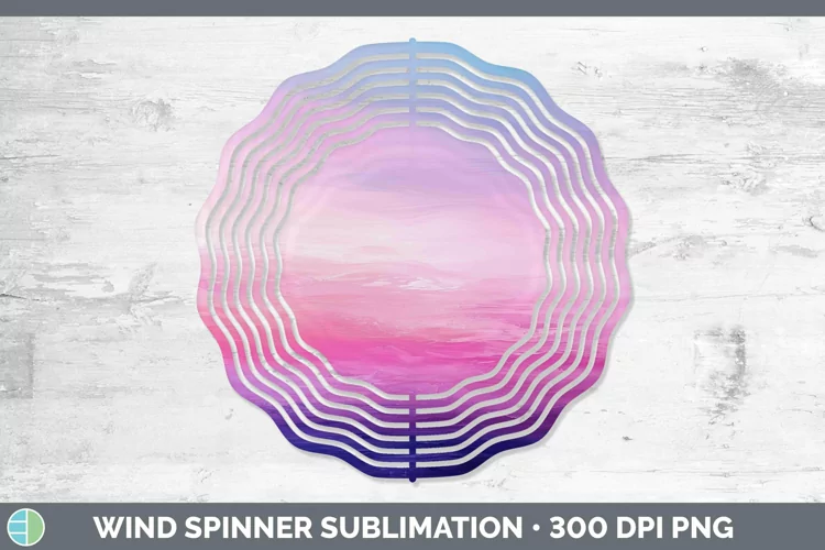 Valentine Gradient Ombre Wind Spinner Sublimation Spinner De