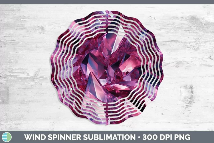 Valentine Holographic Wind Spinner Sublimation Spinner Desig