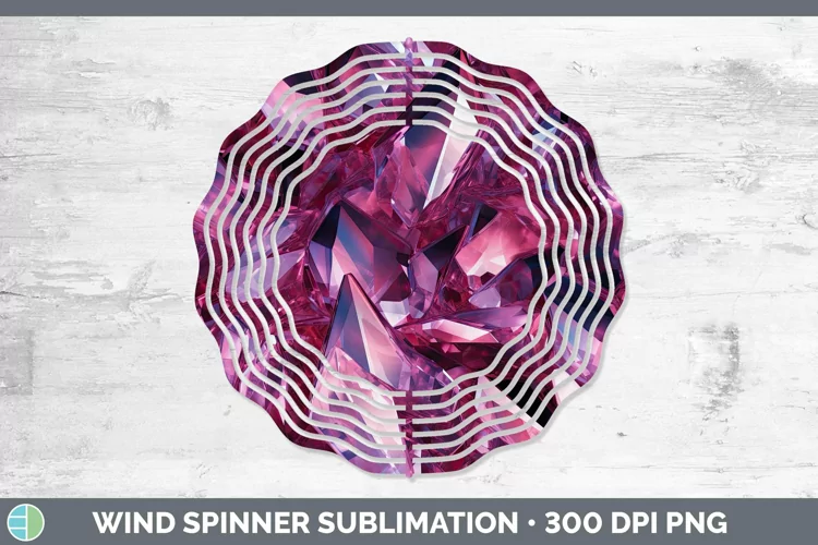 Valentine Holographic Wind Spinner Sublimation Spinner Desig