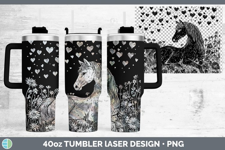 GorgeousValentine Laser 40oz Tumbler design.