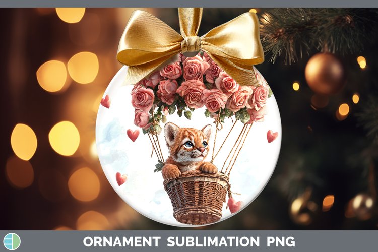 GorgeousValentine Hot Air Balloon Ornament design.