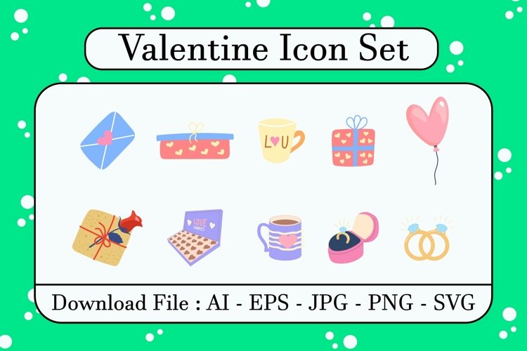 Valentine Icon Set example image 1
